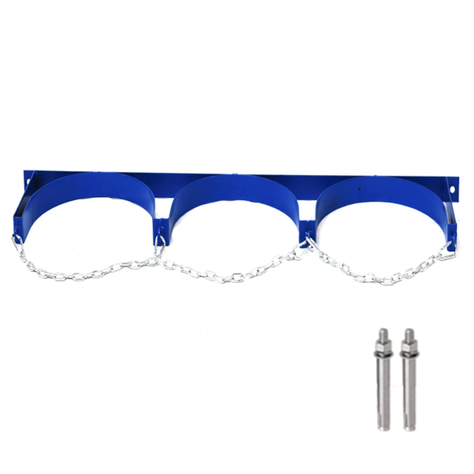 GHHVFEC Oxygen cylinder rack,Heavy Duty Gas Cylinder Wall Bracket - Holds 1-3 Nitrogen/Oxygen Tanks, Ideal for Workshops, Laboratories & Hospitals, Sturdy and Reliable Cylinder Holder