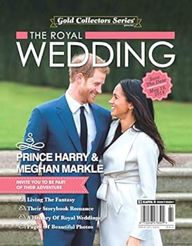 Paperback Gold Collector's Series-The Royal Wedding; Prince Harry & Meghan Markle Book