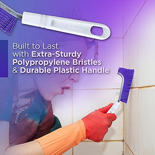 Fuller Brush Shower Track & Grout Brush Heavy Duty Scrubbing Brush
