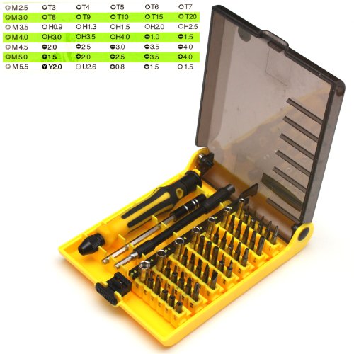 Kaisi 45 in 1 Tool Bit Heads Versatile Screwdrivers Set