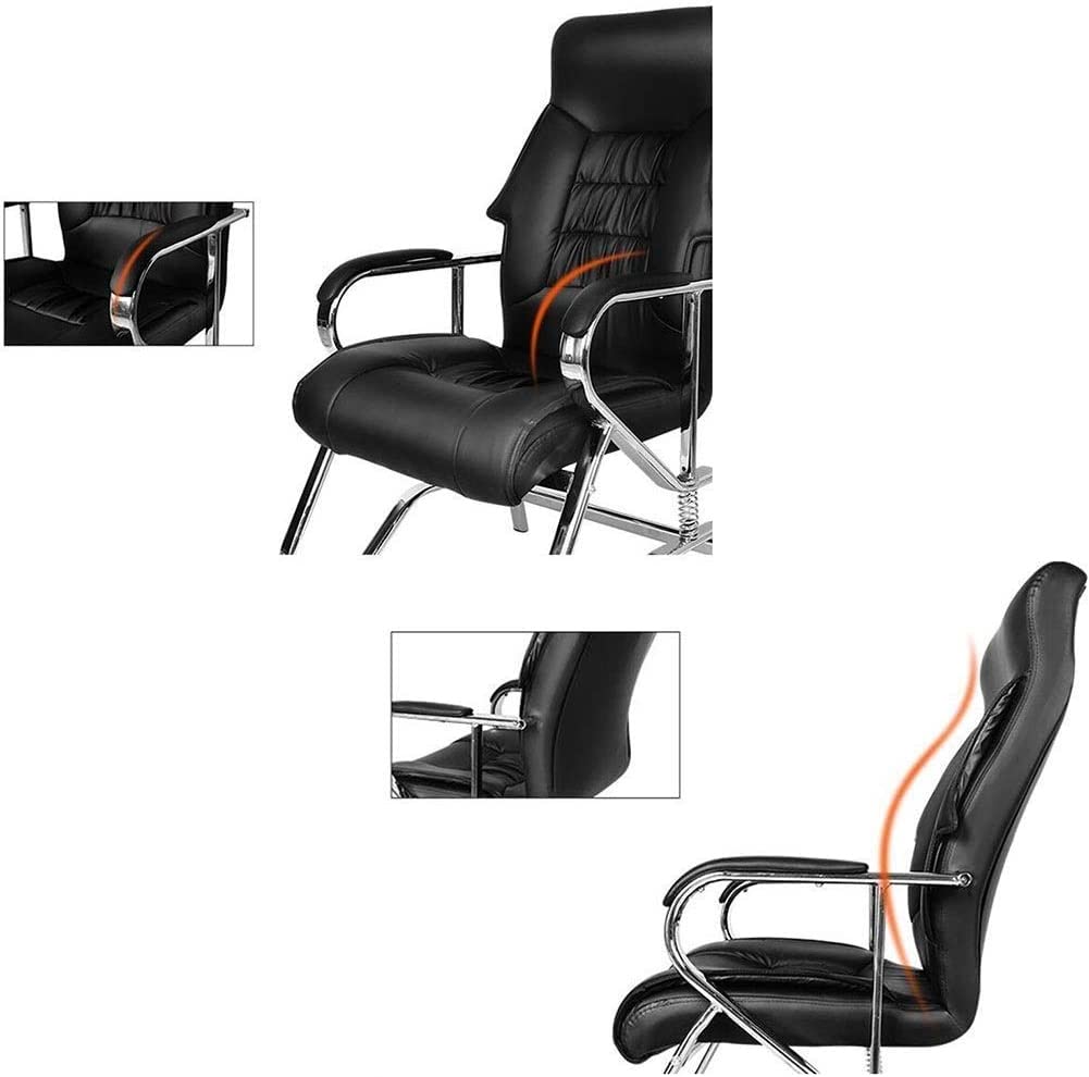 sedia da ufficio Sedie per PC Sedia da ufficio Sedia per studenti Sedia da azienda a forma di arco Sedile in PU con supporto per lo schienale Sedia da scrivania Forniture per ufficio Sedia da gioco