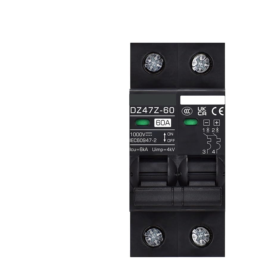 MCB de 1000 V CC y protector de batería solar con desconexión regulable de 20A a 120A 2