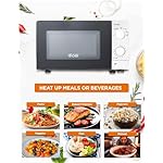 COMMERCIAL CHEF 0.6 Cubic Foot Microwave with 6 Power Levels,Small Microwave with Grip Handle,with 30 Minute Timer and Mechanical Dial Controls,White - Image 2