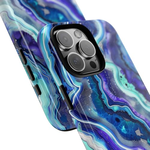 Coque iPhone 16 Pro Max géode bleue pour vos sorties