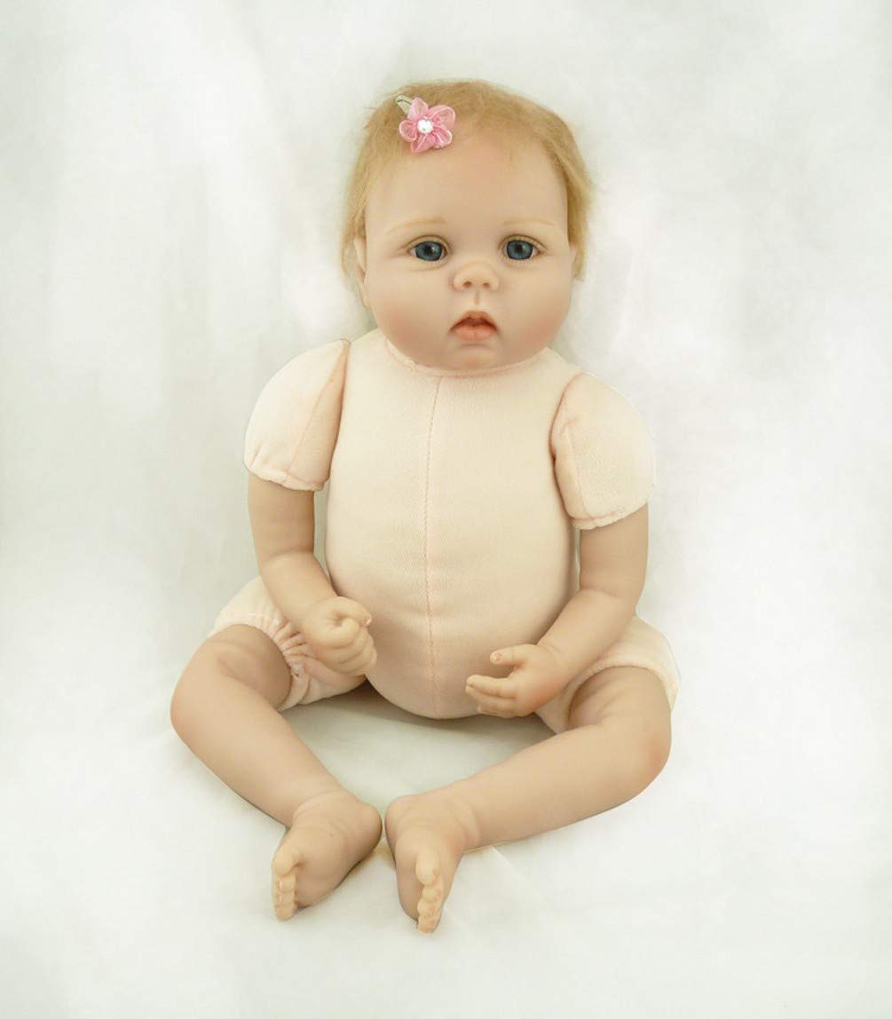 ZIYIUI Realistico 22 Pollici 55cm Bambola Reborn Silicone Vinyl Handmade Bebe Reborn Ragazza Carina Baby Neonato Giocattoli Regalo Reborn Baby Dolls
