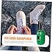 BIUDECO White Sandstone Ice Skate Sharpener Conditioner Dual-Sided Edge Maintenance Tool Portable Handheld Design Key Chain for Easy Carrying and Durability