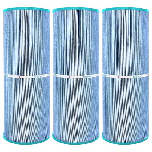 Hurricane Filters 3 Pack HF5374-01M Elite Aseptic Spa Filter Cartridge - Replacement for PLBS75 Unicel C-5374, Filbur FC-2971, Rainbow, Waterway, Leisure Bay, S2/G2 Spa 75