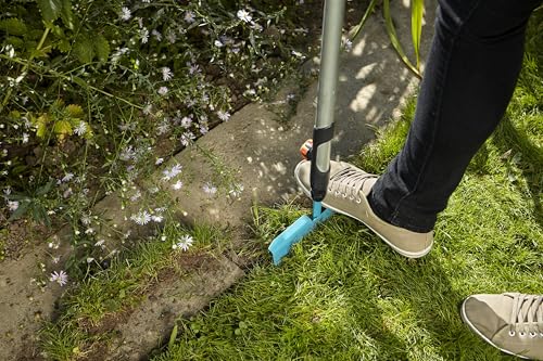 Gardena combisystem-Rasenkantenstecher: Praktischer Rasenkantenschneider mit korrosionsgeschütztem Stahlblatt, Gartenzubehör zum Abstechen von Rasenkanten, passend zu Allen cs-Stielen (3149-20) – Bild 3