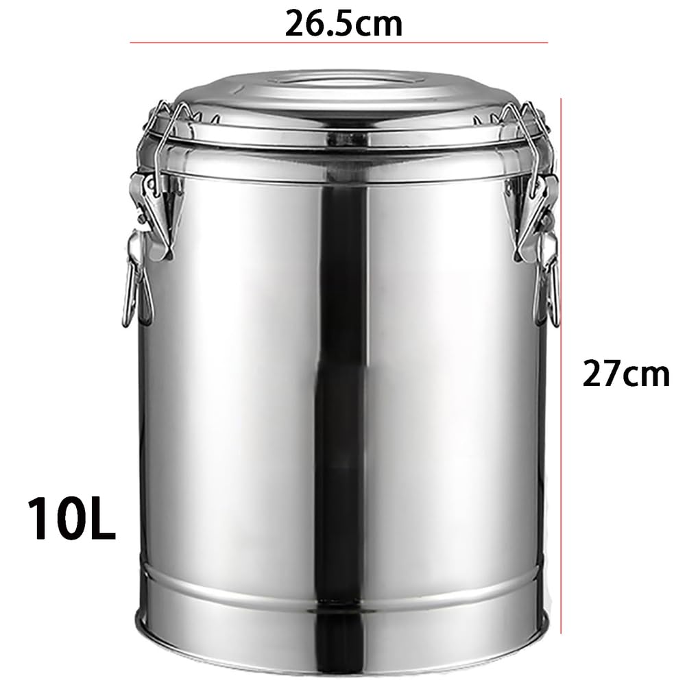 Barril aislado de acero inoxidable con grifo, urna de té de agua caliente para catering, aislamiento de hasta 15 horas, 20 L
