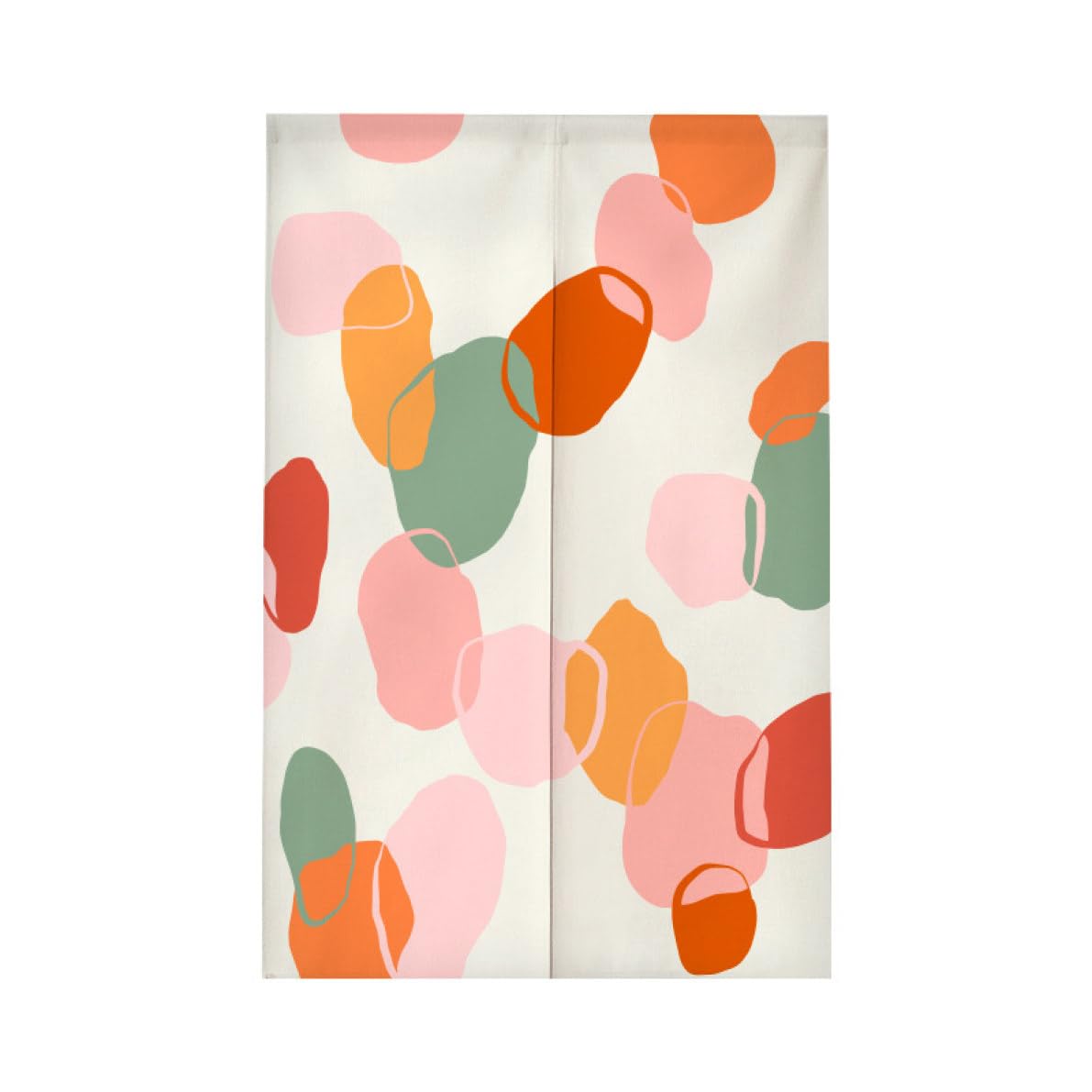 Amazon｜[YXSNG] のれん 可愛い ライン 柄 洋室 部屋 75*120 間仕切り