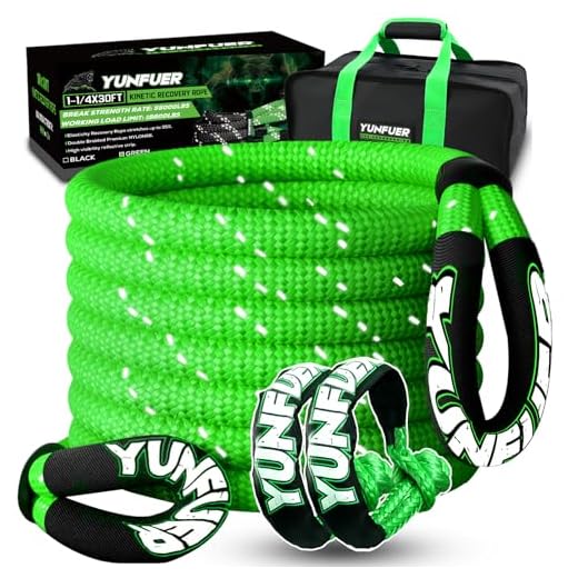 YUNFUER Kinetic Recovery Rope Kit