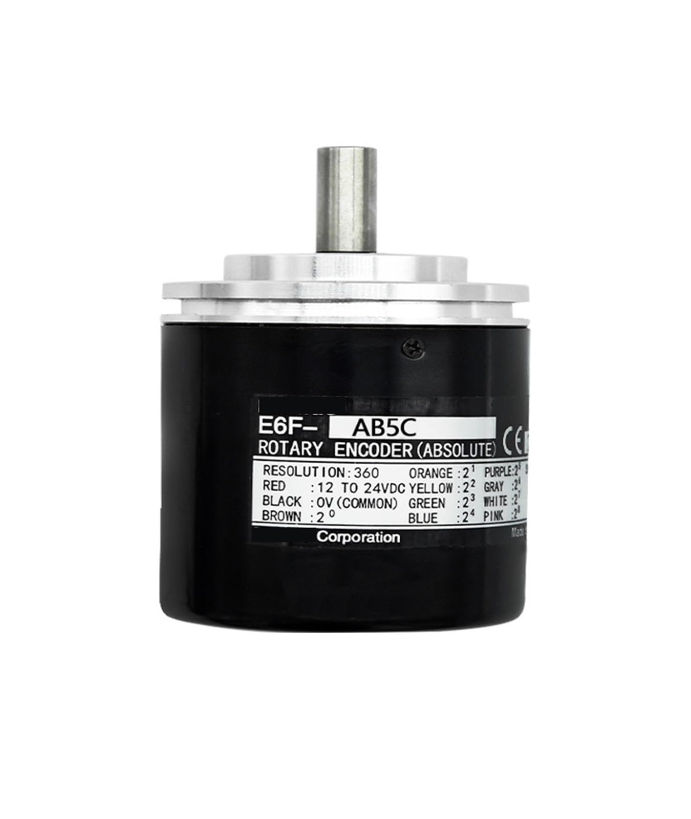 ZIDRMTKVK Single-Turn Absolute Rotary Encoder E6F-AB5C-360P/R(360P)