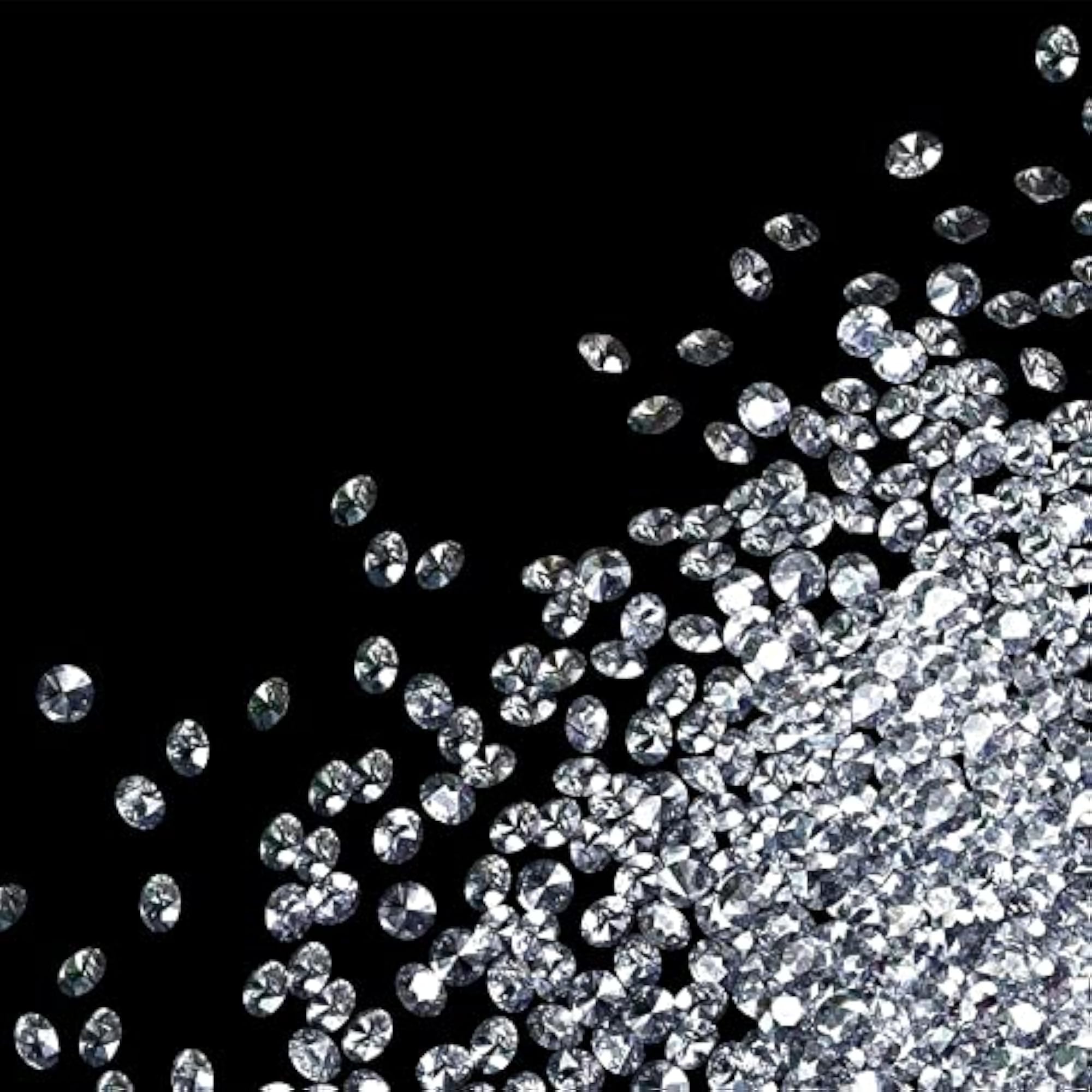 3x5000/Pack Acrylic Diamond Crystals Wedding Party Decorations