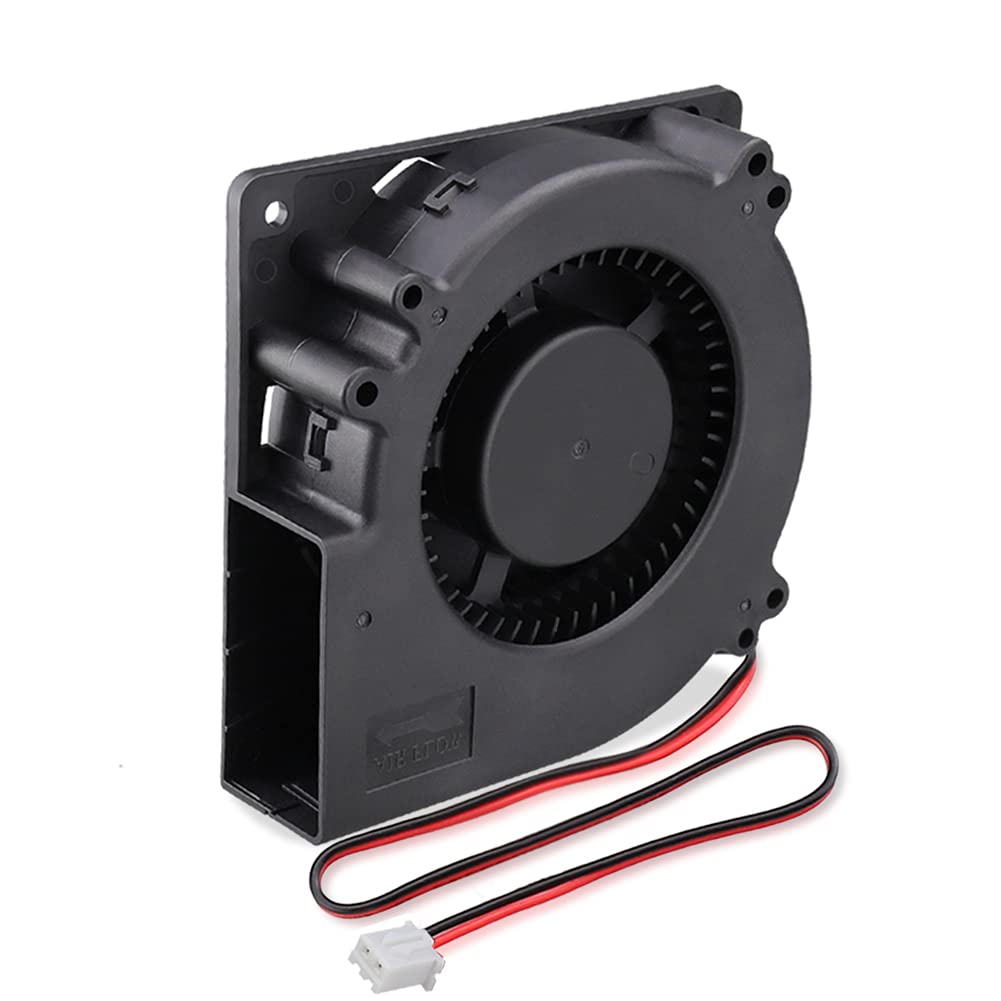 GDSTIME Ventilateur de refroidissement 120 mm 120 x 32 mm Ventilateur turbo 120 mm Ventilateur centrifuge 24 V Ventilateur de refroidissement sans balais 3000 tr/min Ventilateur de refroidissement