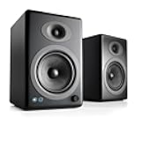 A5 Powered Studio Playback Monitors and Bookshelf Speakers - Premium 150W Stereo Speakers for Music, Gaming, Turntables, Home Theater Systems