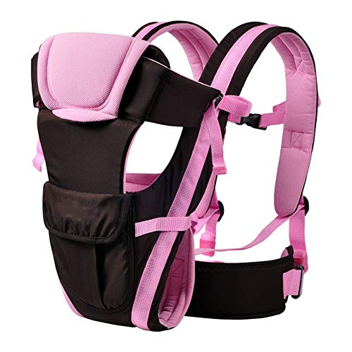 Babydrager, 4 multifunctionele cabriotdragers, ergonomische heupstoel, instelbare ventilatie. roze - Image 3