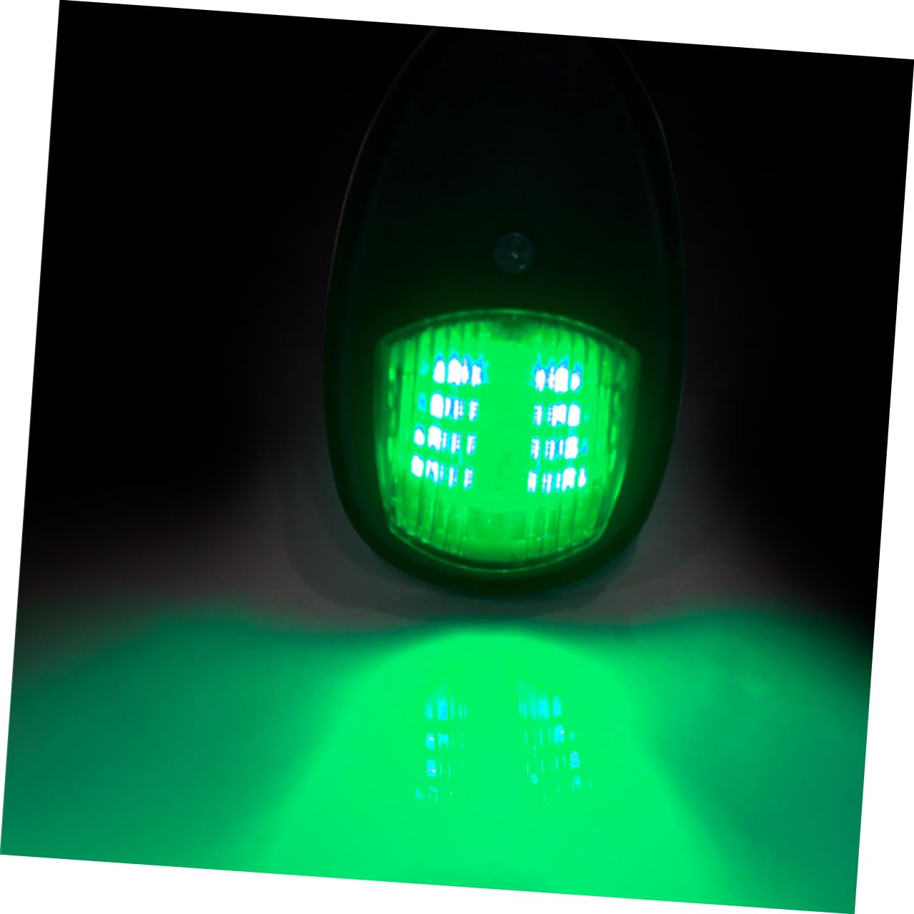 BESTonZON 2pezzi Led Di Navigazionper Barche Impermeabili Segnalazione Rossa Per Yacht e Pontoon Basso Consumo Energetico Alta Visibilità Facile Installazione