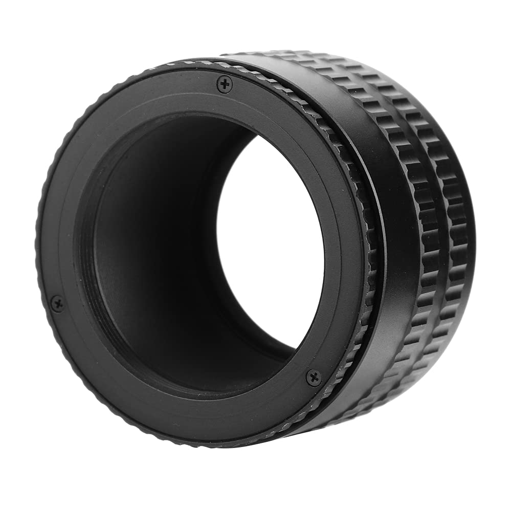 Jiawu Adaptador Helicoidal M42, Distancia de Enfoque Ajustable de 12 Mm a 90 Mm para Fotografía Macro, Tubo Helicoidal con Control de Enfoque Fino para Lentes sin Anillo de (36mm-90mm)