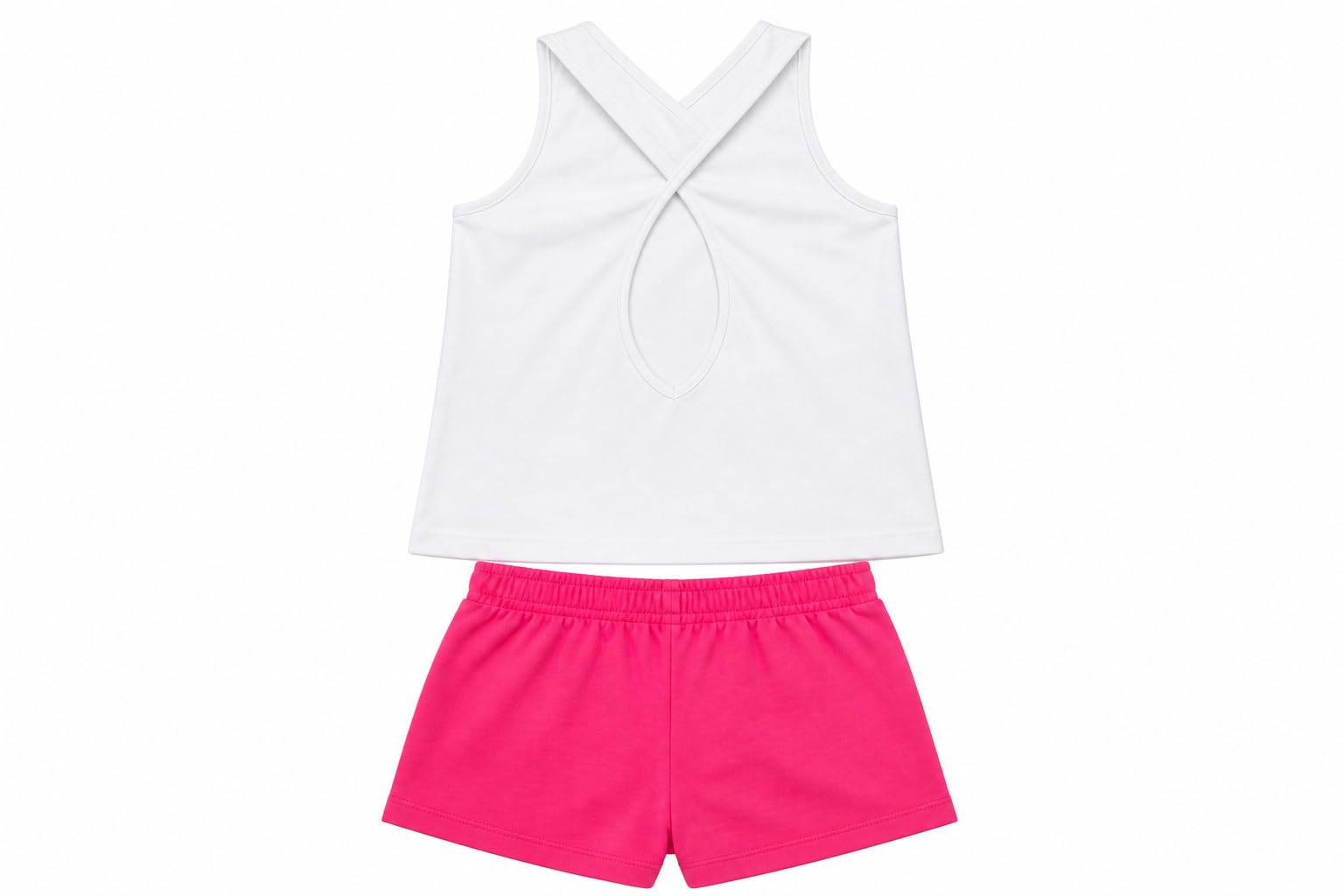Generico Mayoral Completo Due Pezzi Bambina, Canotta e Pantaloncini, 100% Cotone, Traspirante, Estivo