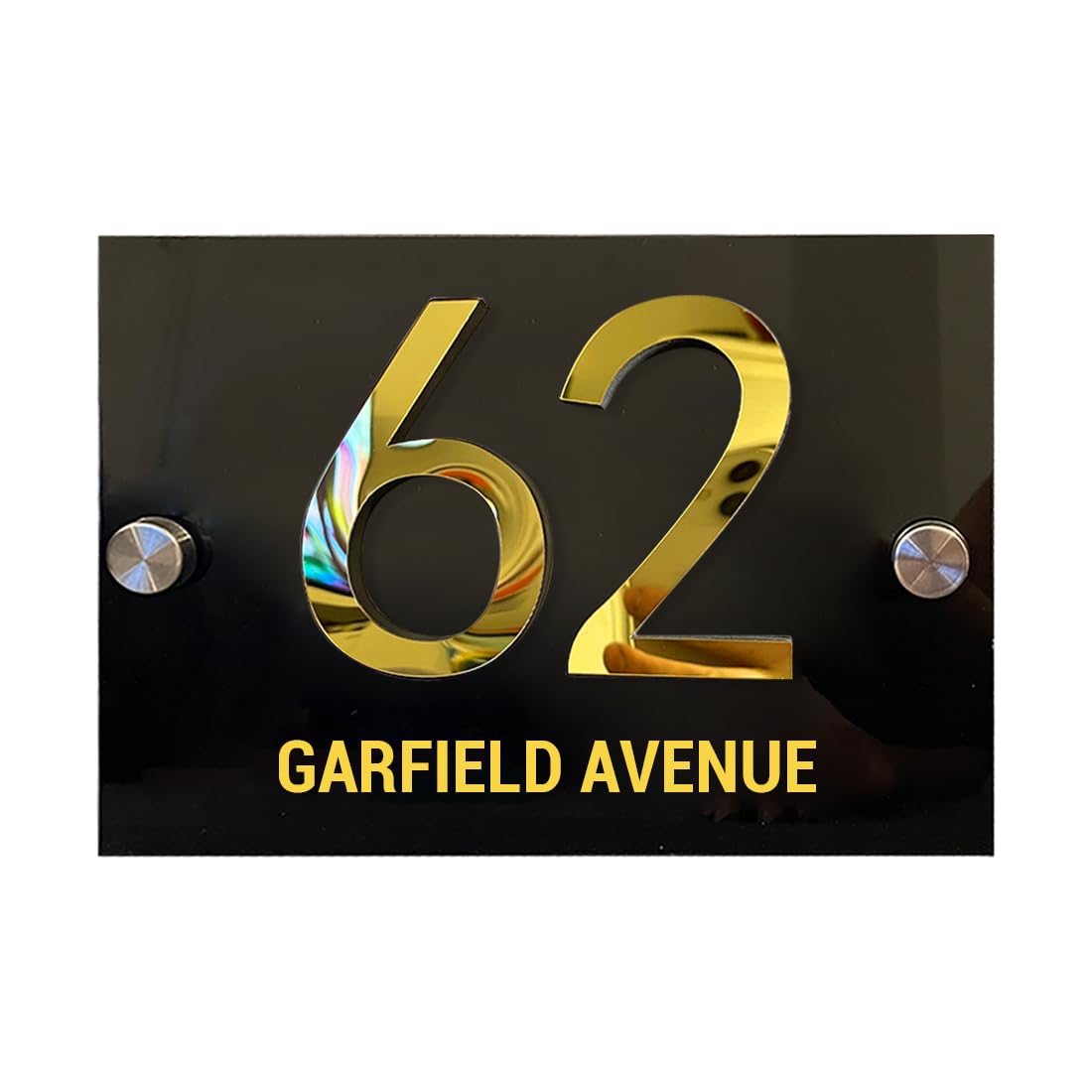 Targa Solare LED Personalizzata - Numeri Civici Illuminati Per Esterno, Acrilico - Foto 6