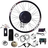 E-bike Conversion Kits, E-bike Rear Hub Kits 2000W52V Motor XT150 Connector, 27.5''Rear Wheel, UKC1 Display, 45A Controller, PAS, Brake, 20X Whole Twist Throttle, Controller Box, XT60XT90 Connector