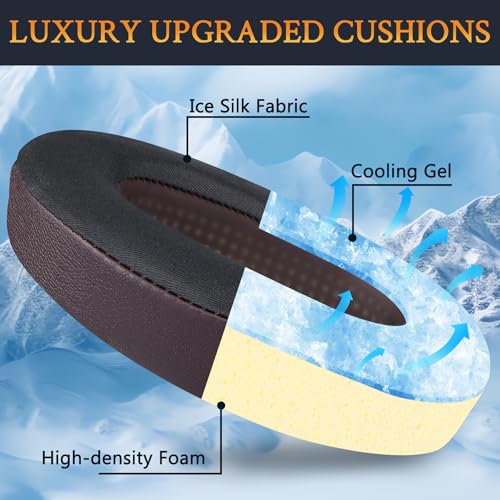 SOULWIT Cooling Gel Ear Pads for Sennheiser HD599/HD598/SE/CS/SR/HD595/HD569/HD560S/Game Zero/G4ME Zero - Image 4