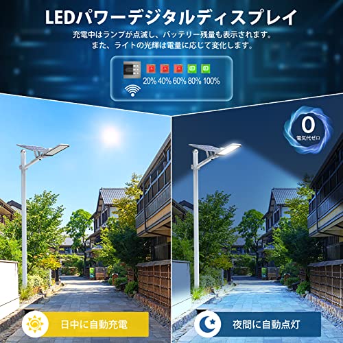A-ZONE A-ZONE ソーラー 街灯 600W の商品画像 1