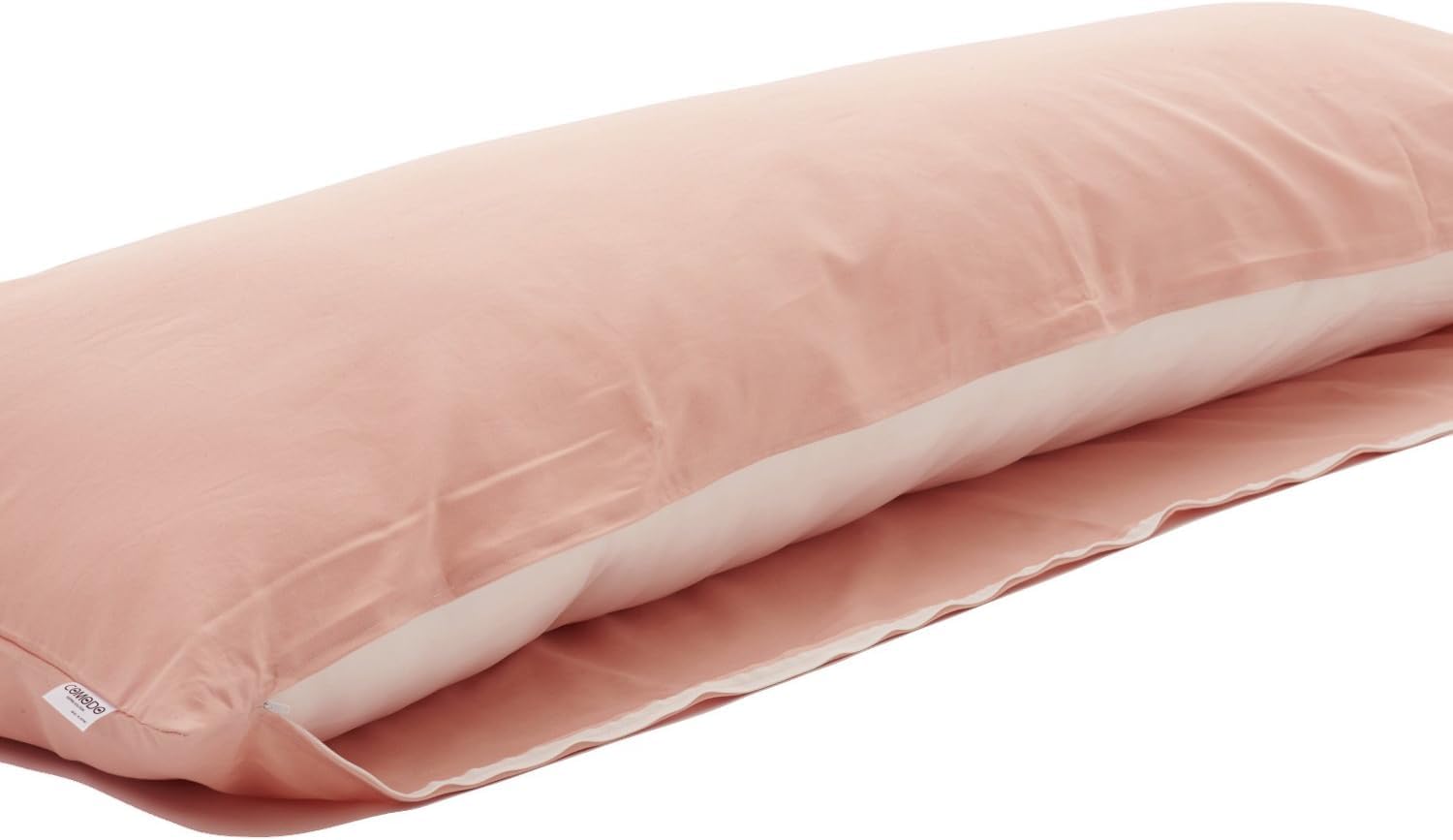 Dakimakura taie d'oreiller 160x50 coton rose avec fermeture Éclair