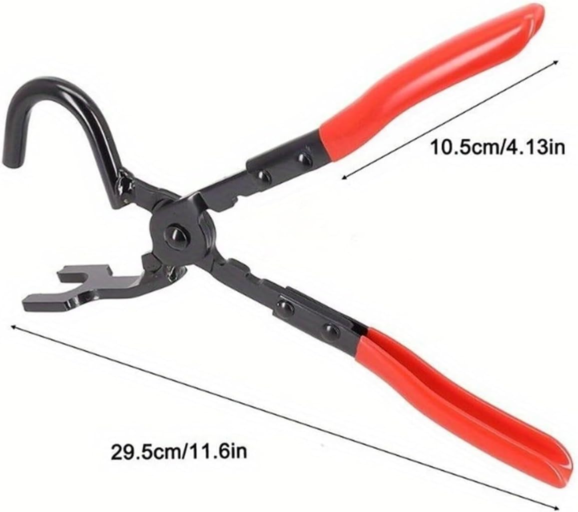 Exhaust Hanger Removal Tool Exhaust Hanger Removal Pliers Exhaust Pliers Compatible With Rubber Bracket And Hanger Separation(Red-B)