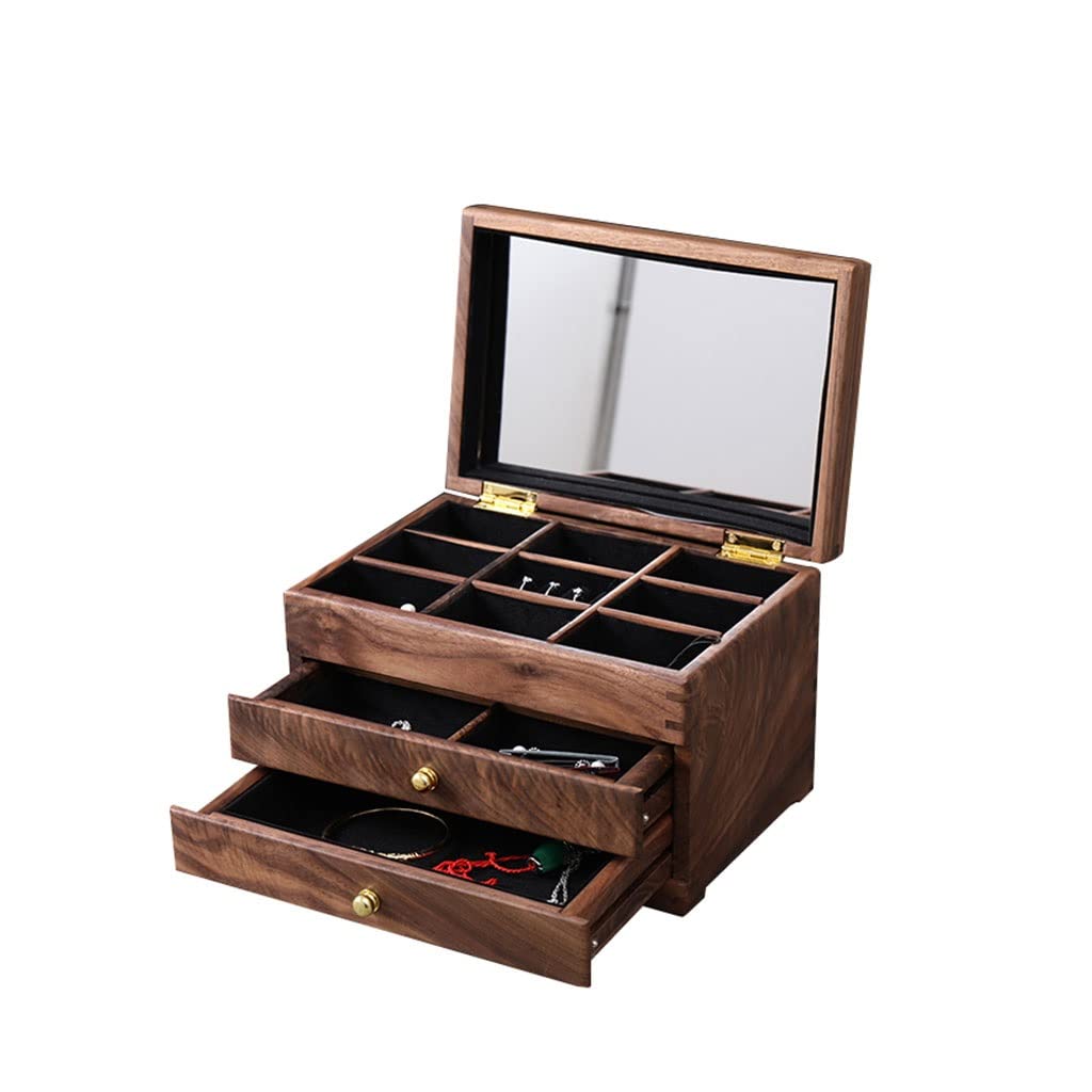Jewelry Box Jewelry Box Multilayer Drawer Jewelry Box Retro Chinese Storage Box Ring Earring Necklace Bracelet Storage Box