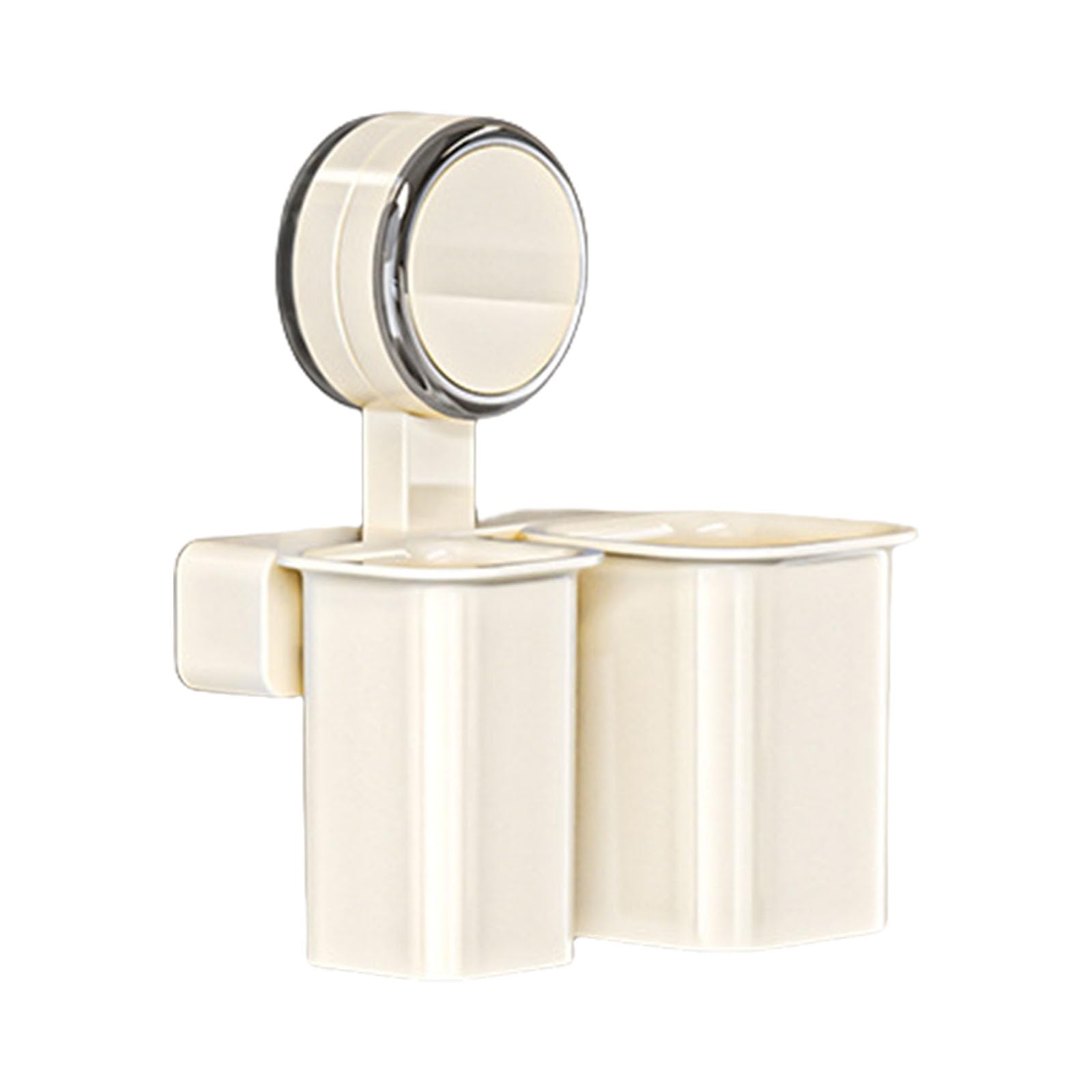Sturdy Toothbrush Holder Suction Cup User Friendly Wall Organizers with High Load Capacity for Bathroom Wall Mounted Rack