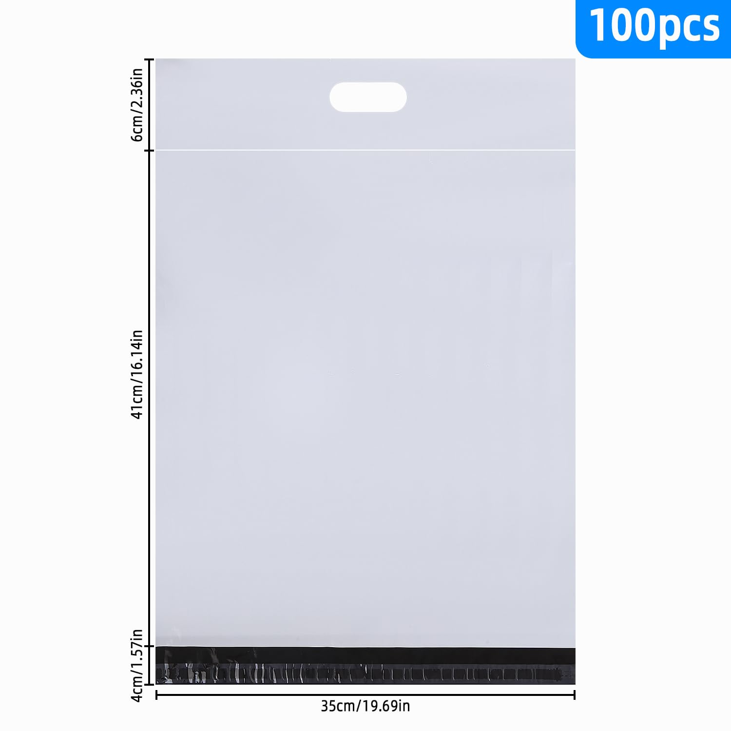 Enveloppe Plastique Expedition Lot de 100 pièces Pochettes d'expédition, Emballage Colis Vetement Conditionnements, Envoi Postal Express Sacs 35X41cm, Enveloppe Sac Plastique, Pochette Envoie Colis