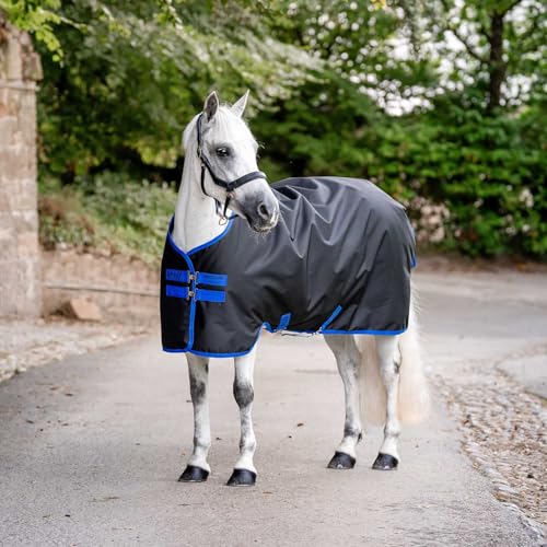 Horseware Amigo Ripstop 900D Lite 0g Turnout Decke Black/Classic Blue Deckengröße:145 cm / 6´6