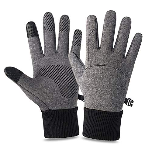 Winter Gloves for Men Women, Warm Touchscreen Windproof Cold Weather Gloves for Cycling Running