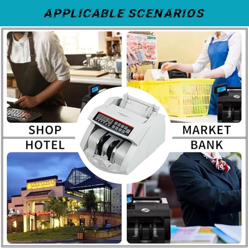 Detector De Falsificação LED Multimoeda, Máquina De Contagem De Notas Estrangeiras, Detecção UV/MG/I