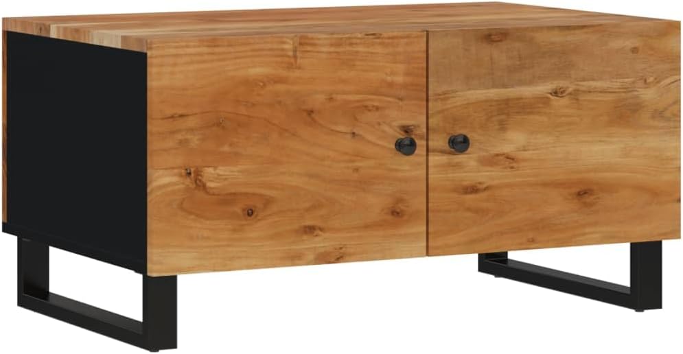 Coffee Table 31.5"x19.7"x15.7" Solid Wood Acacia&Engineered Wood,24.55 KG,350637