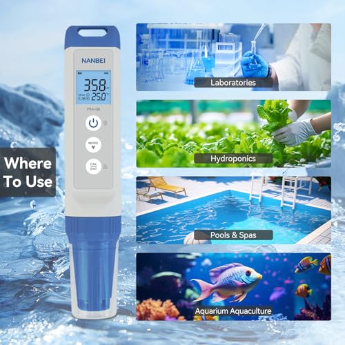 lab-ph-Meters-with-ATCDigital-ph-kit001-pH-Accuracy-Digital-PH-Meter-with-Backlit-LCD-Display-1-3Points-Auto-CalibrationPortable-pH-Meter-for-Hydroponics-Plants-Aquarium-and-Pool