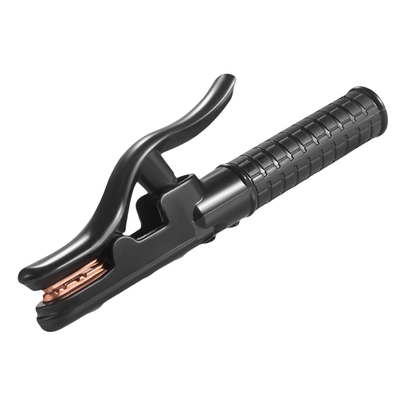 Duty Copper Welding Electrode Holder Clamp Rhombus Jaw Design Welding Tool Pliers Insulated Grip Electrode Clamp with Rubber Handle