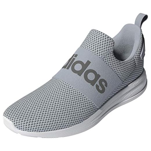 adidas Lite Racer Adapt 4.0 löparskor för män, Grå - Halo silvergrå vit - 43.5 EU