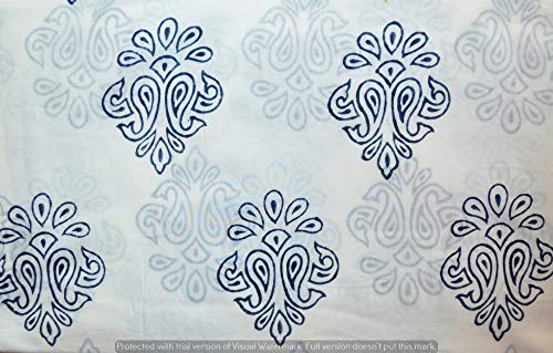 Tissu en coton imprimé au yard indienne pour coudre un coussin salon