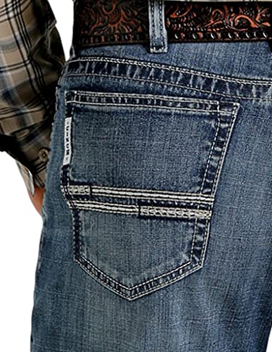 Cinch Men's Relaxed Fit White Label in Medium Stonewash (33x36) Blue4