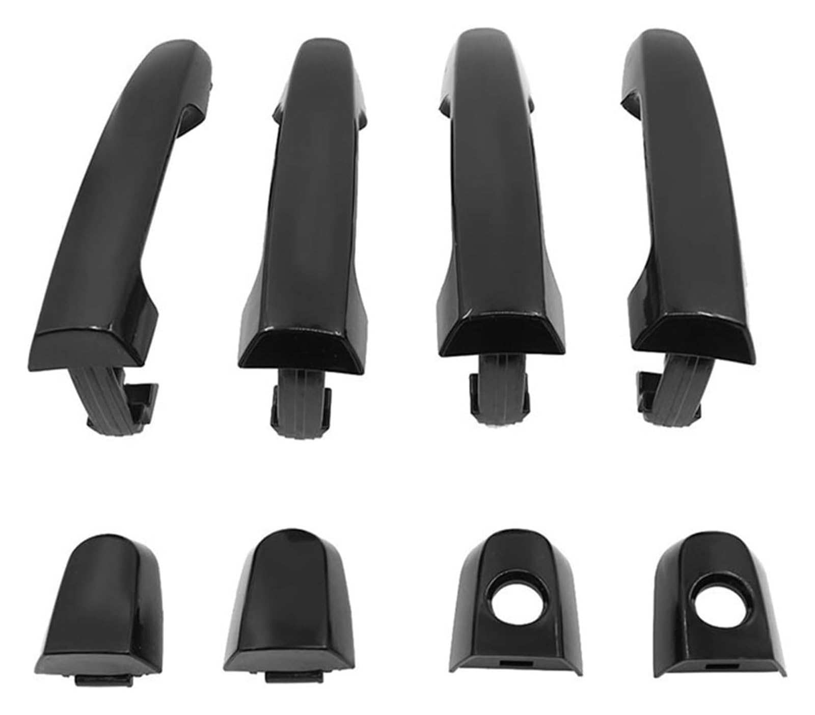 Qwqthgs 4Pcs - 1Set Car Exterior Door Handle Cap For Toyota For Corolla For Matrix 4Pcs 69211-Aa010 69211-Aa020 Exterior Door Handles Fl Fr Rl Rr
