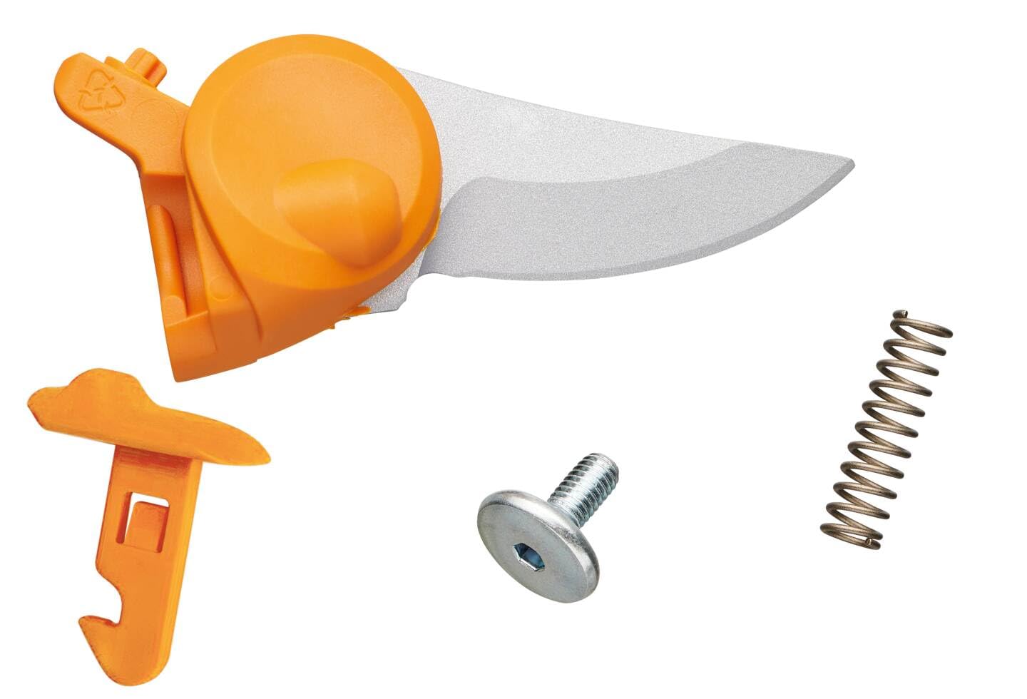 Fiskars replacement blade for X-series bypass secateurs L P941 (1057174), incl. spring and screw, stainless steel blade, 1064259