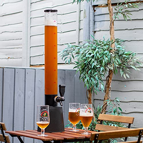 Gulp Biersäule Getränkespender | 3,5 Liter Bierspender, Tabletop-Biersäule, Biersäule für zu Hause, Bierspender für zu Hause, Party-Biersäule, Getränkedispenser, Giraffen-Biersäule, Biertower - Image 7
