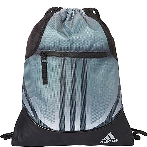 Image of adidas Alliance II Sack Pack, One Size, Shock Mint Texture Print /Onix /Easy Coral