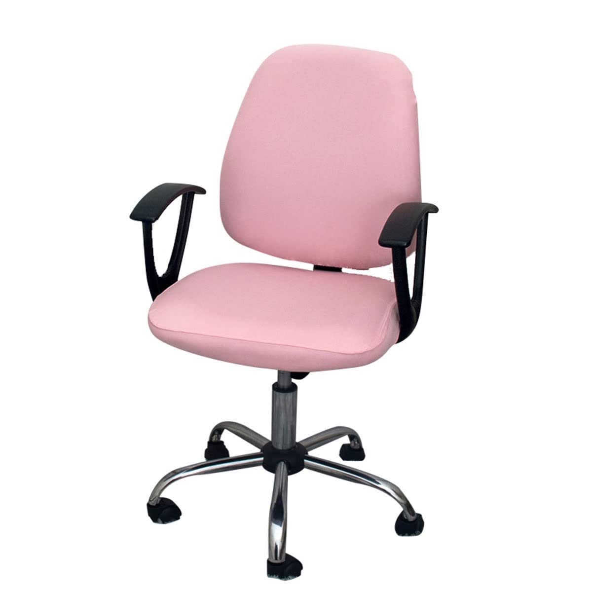 Zhl Pink Split Computer Office Chair Cover Protective & Stretchable Modern Simplism Style Chair Covers Stretch Rotating Chair Slipcover Desk Task Chair (Color : )