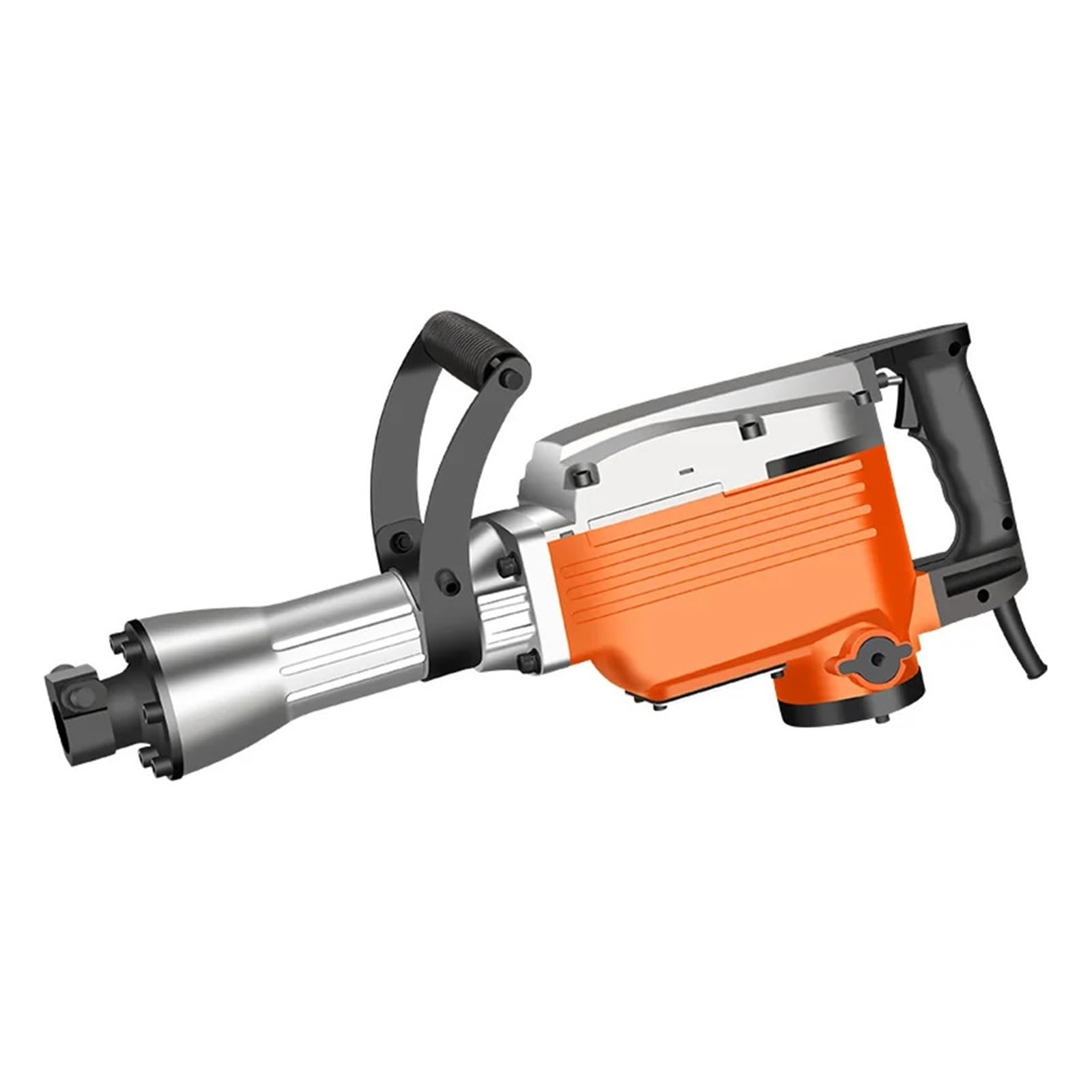 Łamacz betonu, Elektryczny młot udarowy Heavy Duty 1500W/1600W do betonu, 3 sztuki dłut, bity do mielenia, walizeczka(65 Suit)