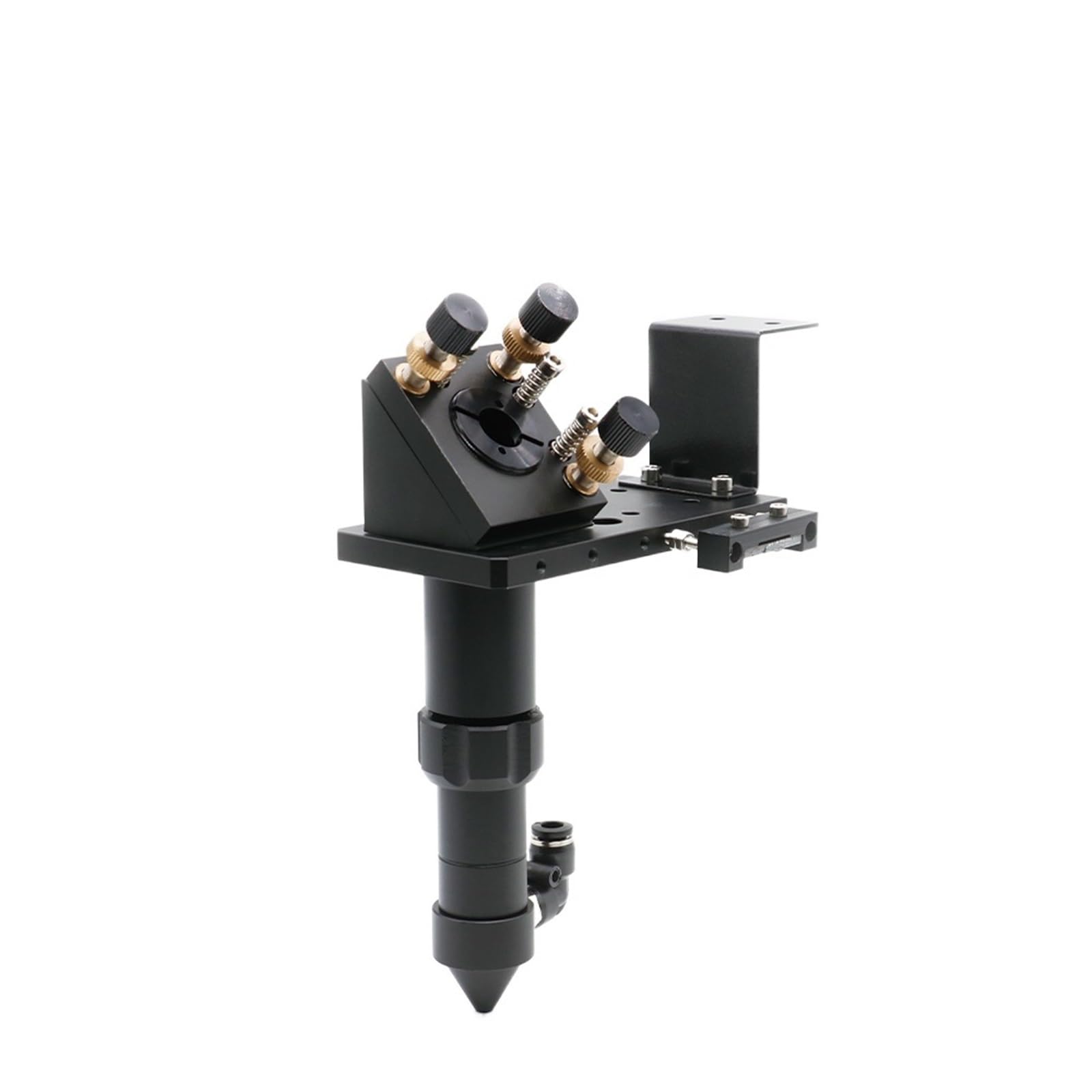 CO2 Laser Head Dia.18 FL38.1& Dia.20 FL50.8/63.5/101.6mm Mount for Laser Engraving Cutting Machine(Black)