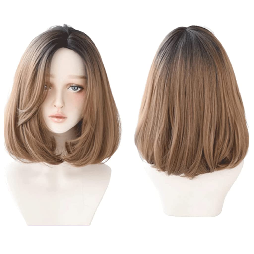 parrucca realistica Parrucche Da Donna Alla Moda Parrucche Per Capelli Ricci Naturali Parrucche Sintetiche A Spalla In Pizzo 43 Cm / 16,9 "ideale Per L'uso Quotidiano Delle Feste eleganza naturale