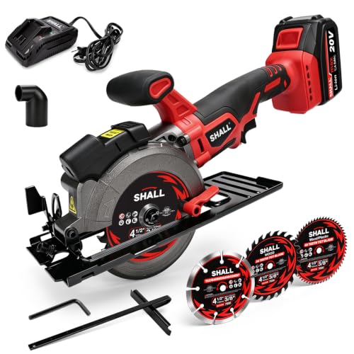 SHALL 20V Cordless Mini Circular Saw